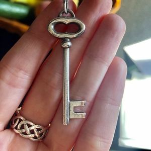 Tiffany & Co Key Pendant Necklace